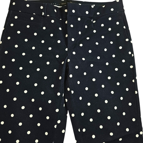 Banana Republic Sloan Slim Fit Polka Dot Ankle Cropped Pants in 4 - Picture 5 of 11